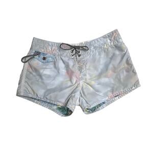 Vintage Birdwell Beach Britches Aloha Shorts USA Size 2 Surf Nylon